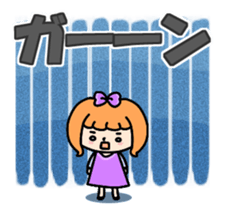 Daily life of the Ribbon-chan. sticker #6458861