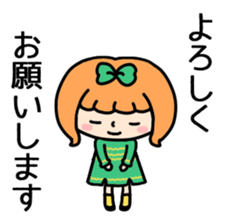 Daily life of the Ribbon-chan. sticker #6458865