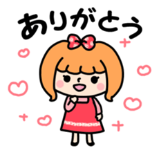 Daily life of the Ribbon-chan. sticker #6458866