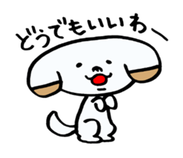 Absentminded dog! sticker #6458874