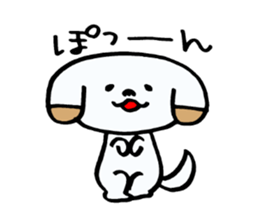 Absentminded dog! sticker #6458896