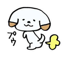 Absentminded dog! sticker #6458906