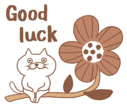 Cat picture book sticker #6459359