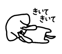 White Doggy loafs around at home 2 sticker #6460034