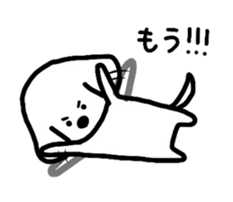 White Doggy loafs around at home 2 sticker #6460045
