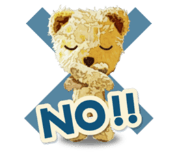 teddy bear "kogyuma" sticker #6460184