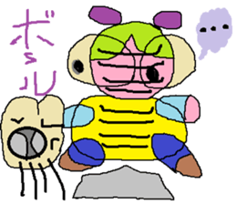 Spectacles Sports-Baby sticker #6460327