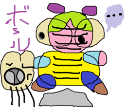 Spectacles Sports-Baby sticker #6460327