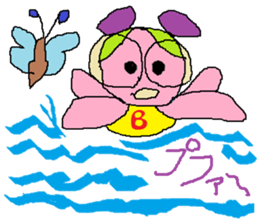 Spectacles Sports-Baby sticker #6460330