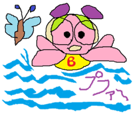 Spectacles Sports-Baby sticker #6460330