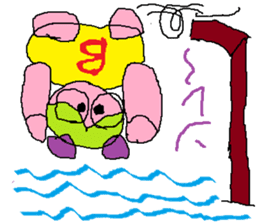 Spectacles Sports-Baby sticker #6460331