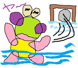 Spectacles Sports-Baby sticker #6460332