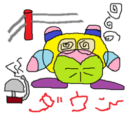 Spectacles Sports-Baby sticker #6460344