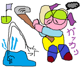 Spectacles Sports-Baby sticker #6460350