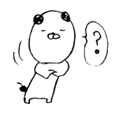 hand drawing dog sticker #6460356