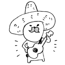 hand drawing dog sticker #6460367