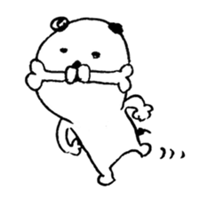 hand drawing dog sticker #6460371