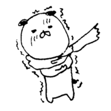 hand drawing dog sticker #6460374