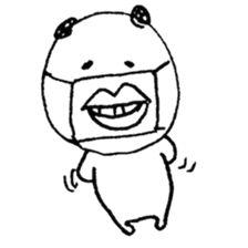 hand drawing dog sticker #6460375