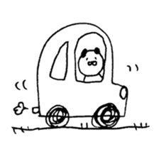 hand drawing dog sticker #6460379