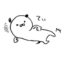 hand drawing dog sticker #6460382