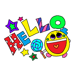 Rienbow"colorful message sticker3"