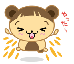 Bear-type women sticker #6460713