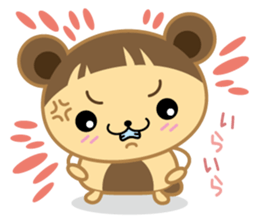 Bear-type women sticker #6460720