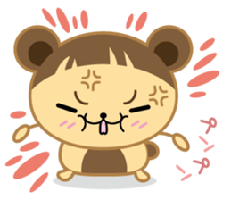 Bear-type women sticker #6460722