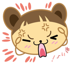 Bear-type women sticker #6460723