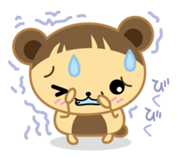 Bear-type women sticker #6460725