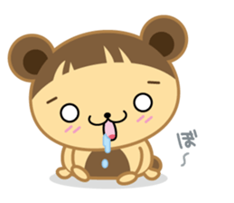 Bear-type women sticker #6460728