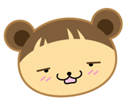 Bear-type women sticker #6460731