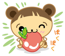 Bear-type women sticker #6460734