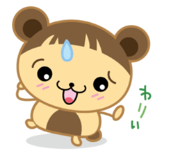 Bear-type women sticker #6460740