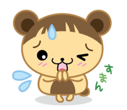 Bear-type women sticker #6460741