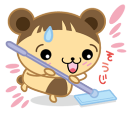 Bear-type women sticker #6460746