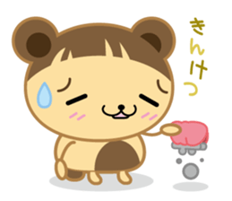 Bear-type women sticker #6460749