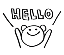 Brush pen. Handwriting sticker 2 sticker #6460798