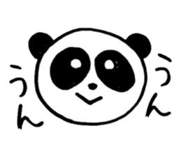 Brush pen. Handwriting sticker 2 sticker #6460803