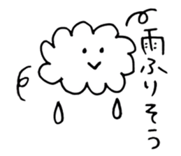 Brush pen. Handwriting sticker 2 sticker #6460819