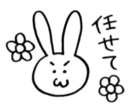 Brush pen. Handwriting sticker 2 sticker #6460820