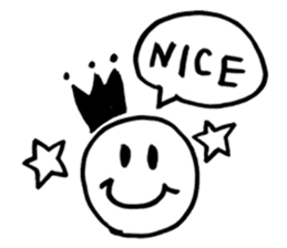 Brush pen. Handwriting sticker 2 sticker #6460828