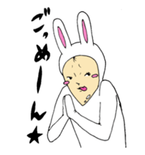 office worker Saito3...Rabbit sticker #6461278