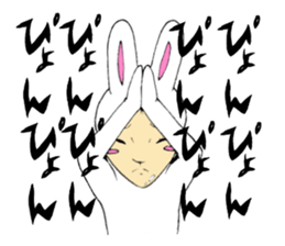 office worker Saito3...Rabbit sticker #6461281