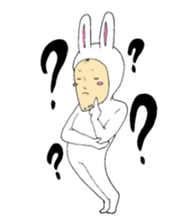 office worker Saito3...Rabbit sticker #6461290