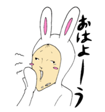 office worker Saito3...Rabbit sticker #6461292