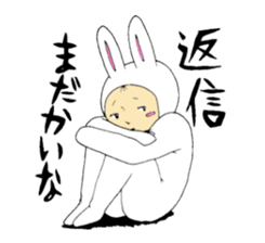 office worker Saito3...Rabbit sticker #6461301