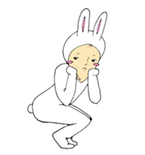 office worker Saito3...Rabbit sticker #6461306