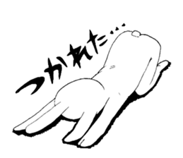 office worker Saito3...Rabbit sticker #6461310